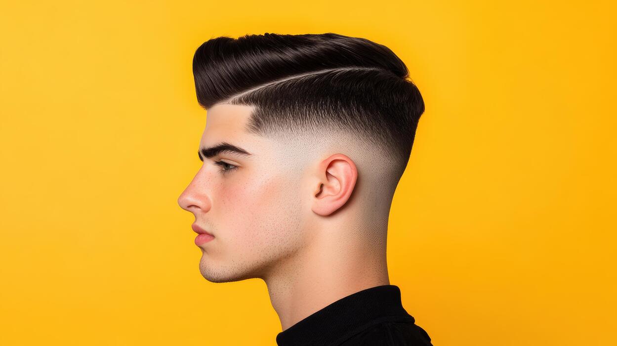 Haircut pria stylish di Ientau Premium Barbershop